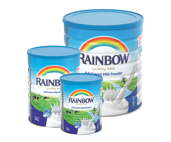 Lait en poudre Rainbow (900 g et 2500 g)