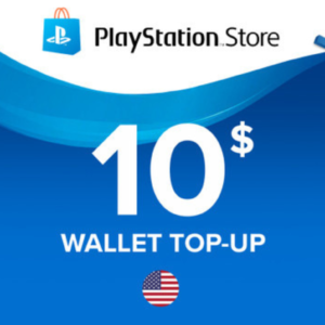Carte PSN 10 dollar USA – Code digital